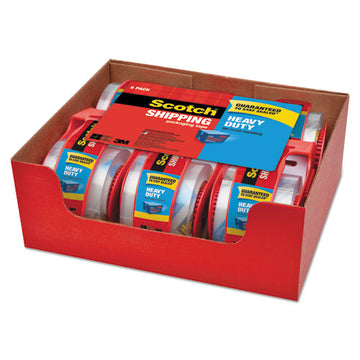 Scotch® 3850 Heavy-duty Packaging Tape With Dispenser, 1.5" Core, 1.88" X 66.66 Ft, Clear, 6-pack freeshipping - TVN Wholesale